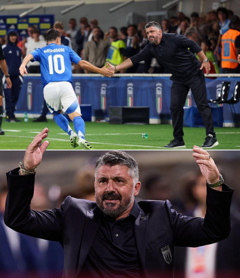 八年等待！加图索怒吼：蓝衣军团回来了！5-0，重燃世界杯希望